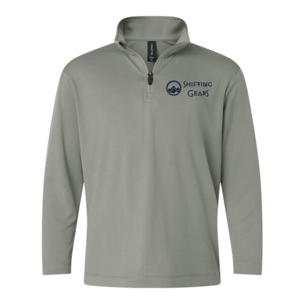 AllPro - Youth Pro-Lock Performance Quarter-Zip Pullover - Printed Logo Thumbnail