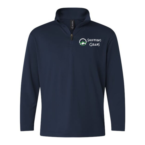 AllPro - Youth Pro-Lock Performance Quarter-Zip Pullover - Printed Logo Thumbnail