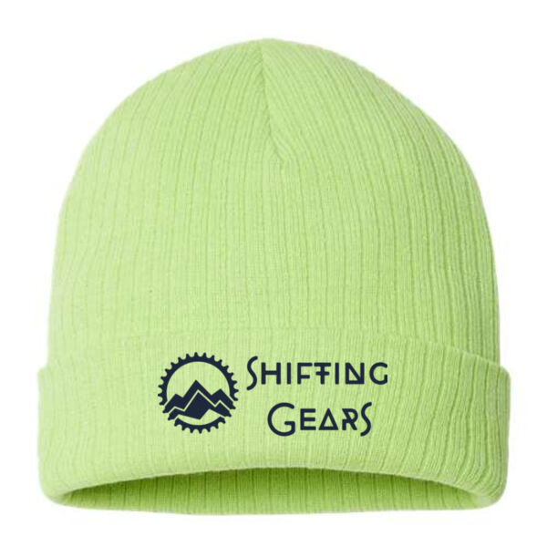 Atlantis Headwear - Sustainable Rib Cuffed Beanie - Embroidered Logo Thumbnail