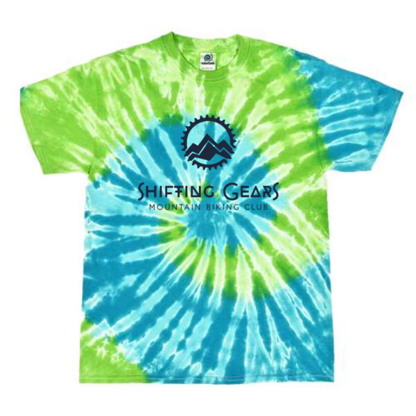 Colortone - Unisex Multi-Color Tie-Dyed T-Shirt - Printed Logo Thumbnail