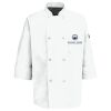 Eight Pearl Button Chef Coat with Thermometer Pocket Thumbnail