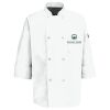 Eight Pearl Button Chef Coat with Thermometer Pocket Thumbnail