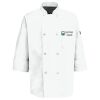 Eight Pearl Button Chef Coat with Thermometer Pocket Thumbnail