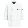 Eight Pearl Button Chef Coat with Thermometer Pocket Thumbnail